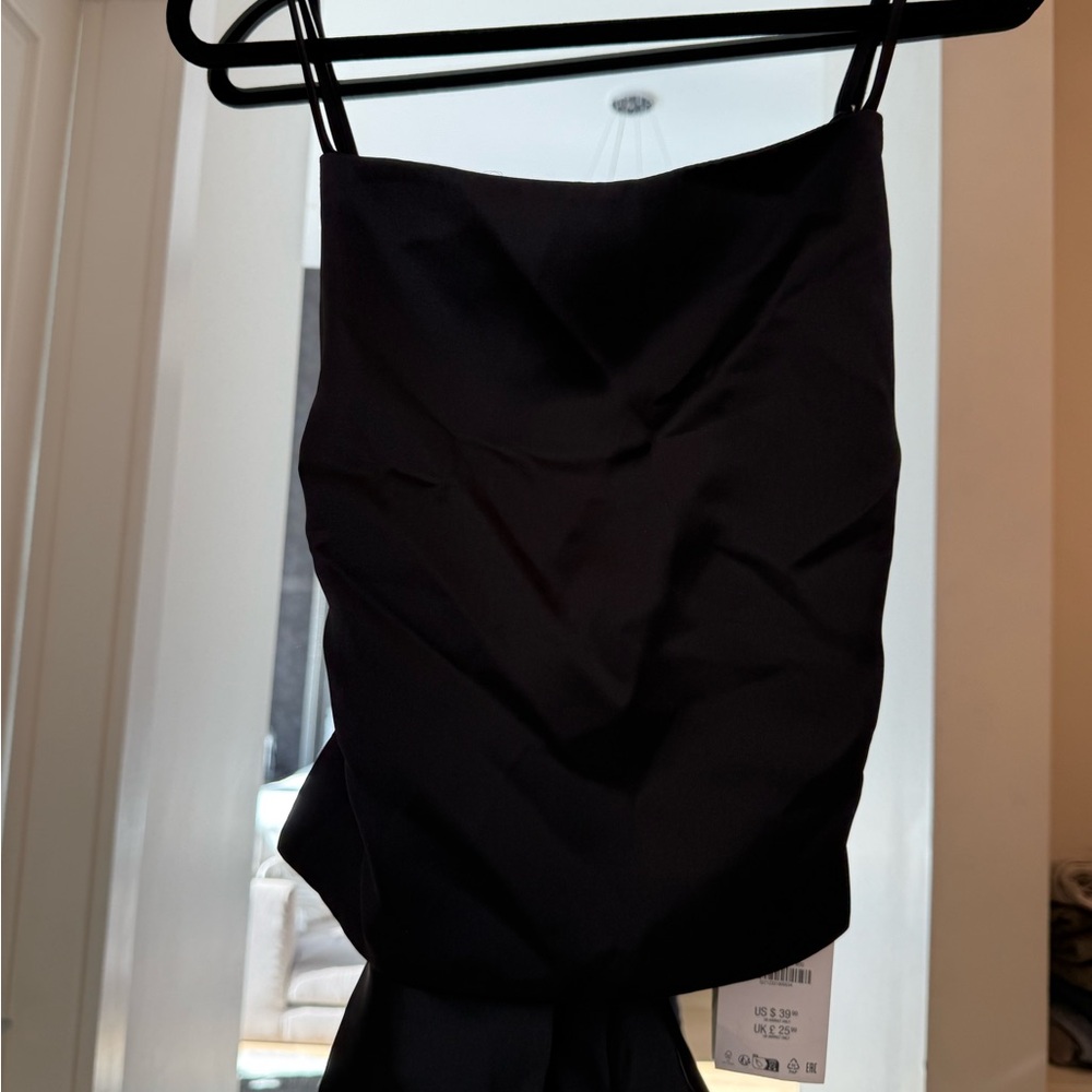 Zara open back top. New with tags. Multiple sizes.